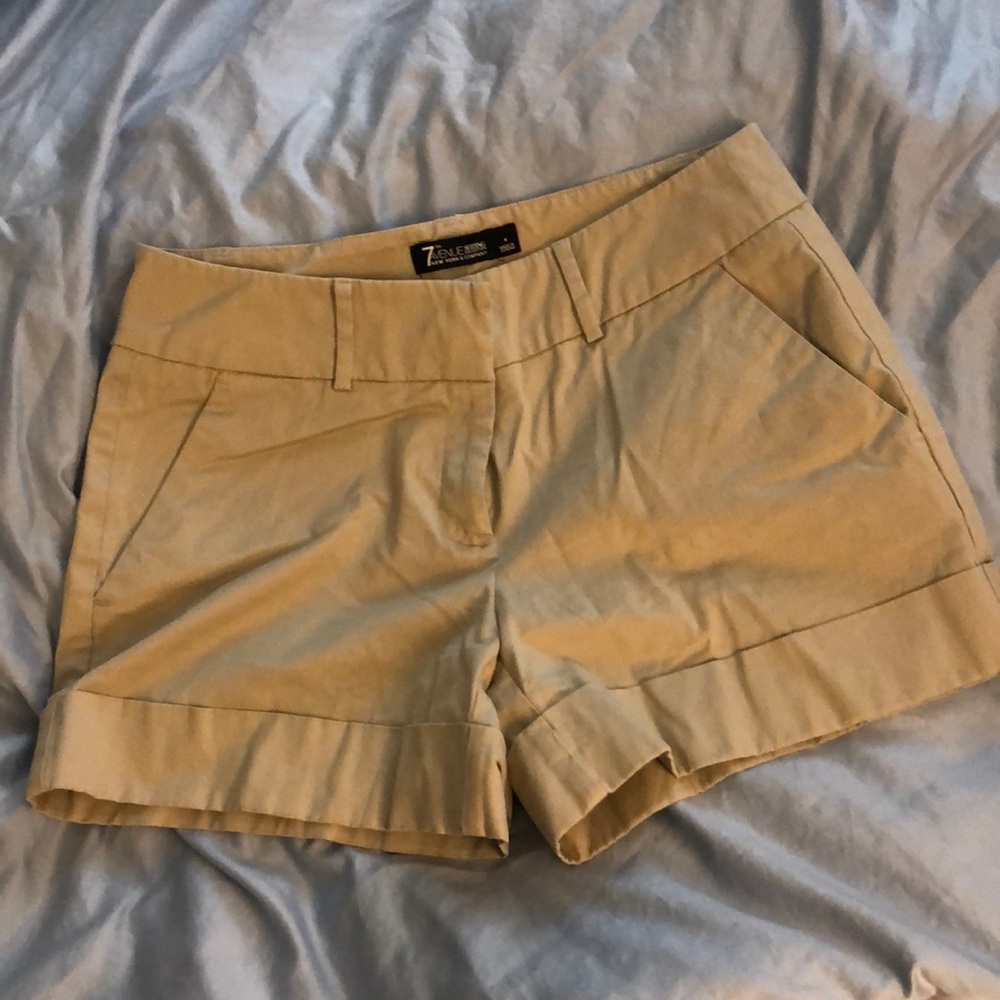 NY&CO Khaki Dress Shorts